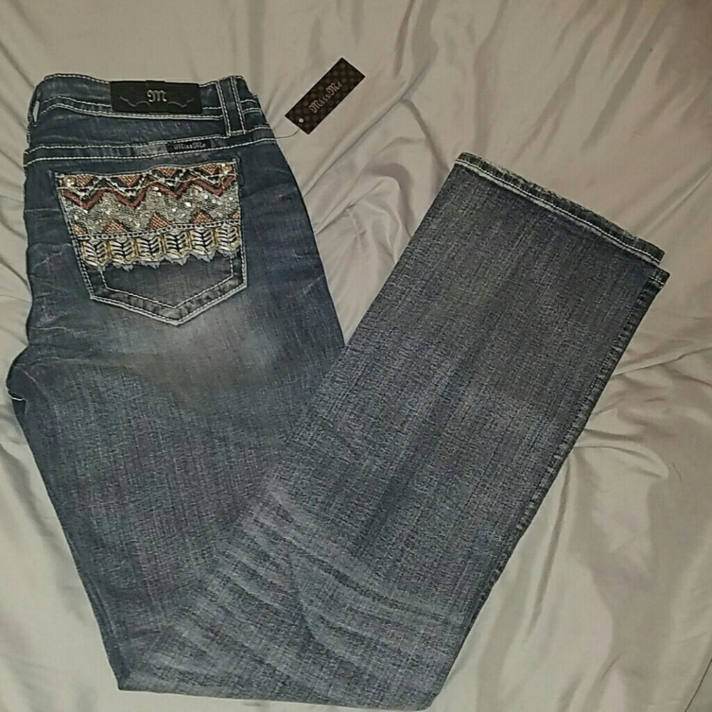 Miss Me jeans size 32, inseam 34" slim boot.