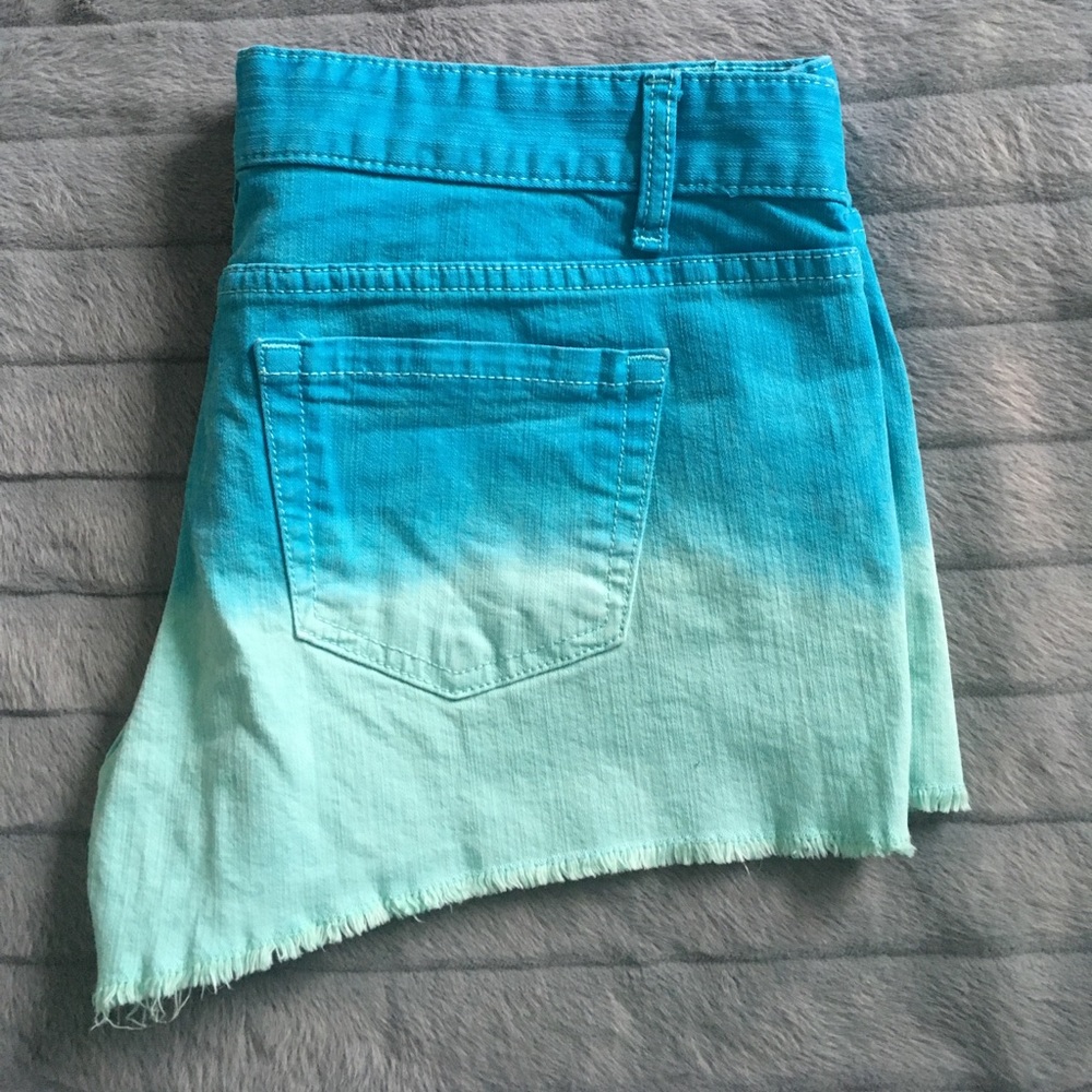 Blue Ombré Shorts