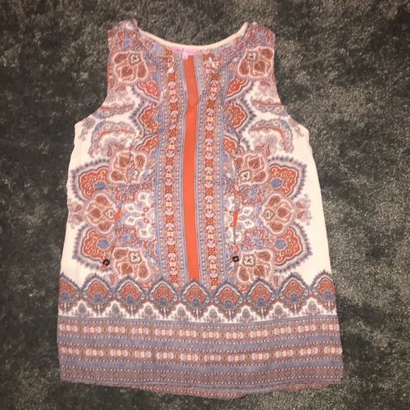 Adorable NWT Paisley Tank Top - Picture 2 of 5