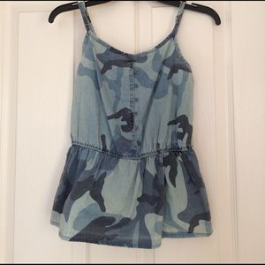 XS Camo Tank Top