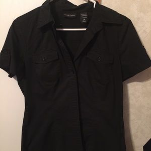 New York & Co black button down blouse