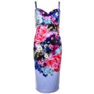 Ted Baker dress Emore Focus bouquet SZ US2