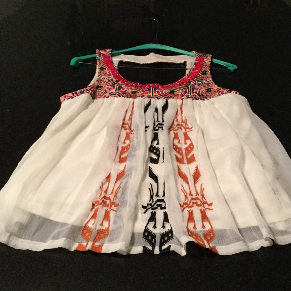 AKemi+ Kin beaded colorful top