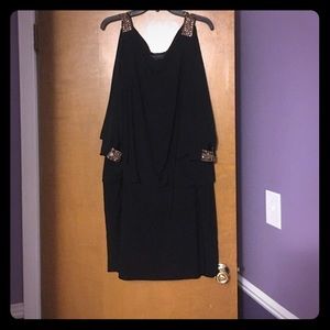 Betsy & Adam Black Dress