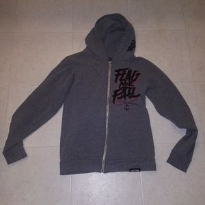 Flag Nor Fail Zip Up Hoodie Small