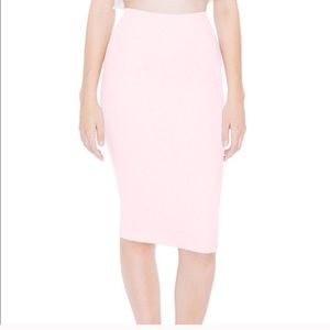 American Apparel Ponte Mid-Length Pencil Skirt