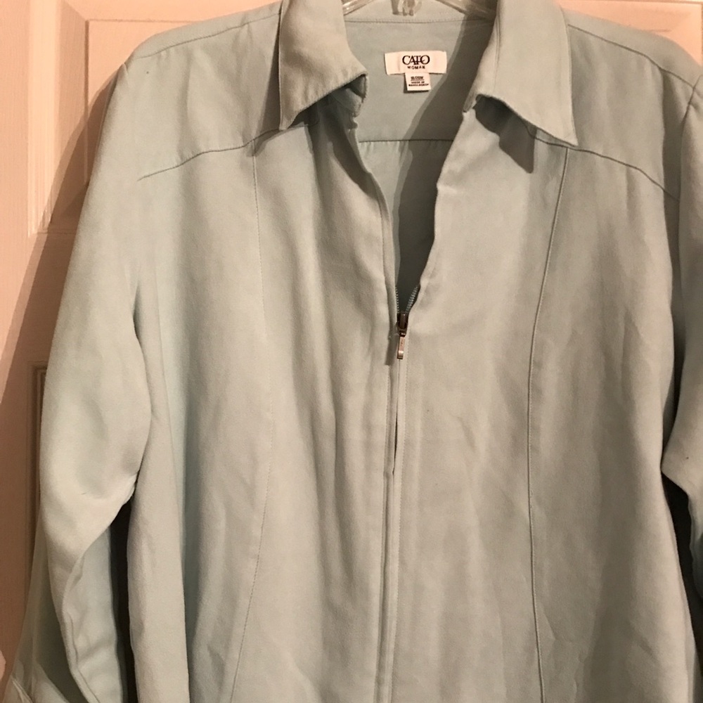 Final markdown!  Zip up shirt/jacket
