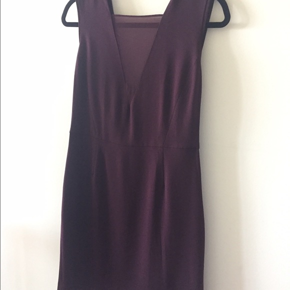 Aritzia Rylan Cocktail Dress - Cabernet SZ 8 - Picture 3 of 4