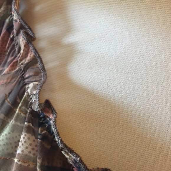 Lane Bryant Silky Sheer Ruched Base Animal Print14 - Picture 5 of 8