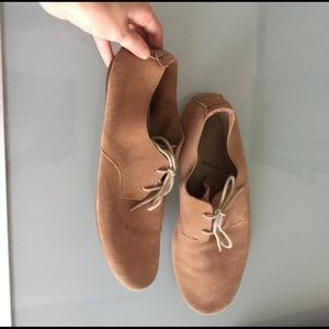 Sanuk Suede Oxfords