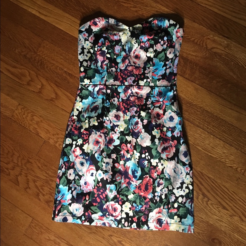 Floral mini dress