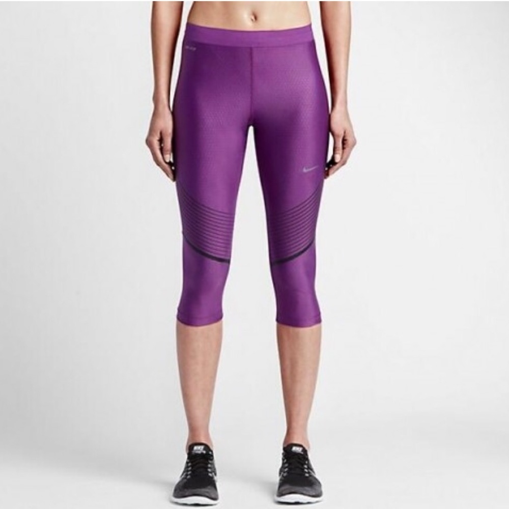 ✖️sold!!!! Nike Power Speed Running Capris - Picture 1 of 8