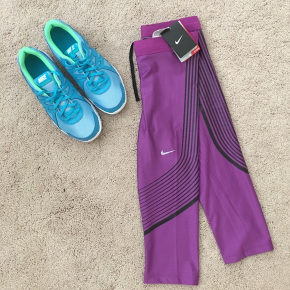 ✖️sold!!!! Nike Power Speed Running Capris - Picture 4 of 8