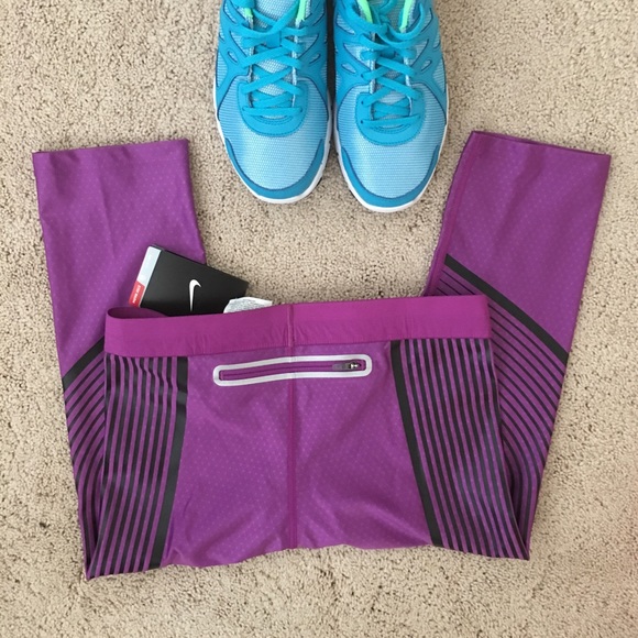 ✖️sold!!!! Nike Power Speed Running Capris - Picture 6 of 8