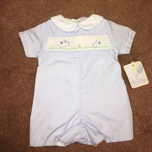 Petit Ami Smocked Easter Outfit