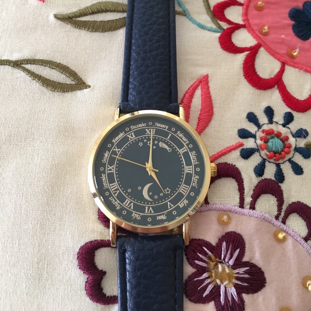 ModCloth celestial moon watch.