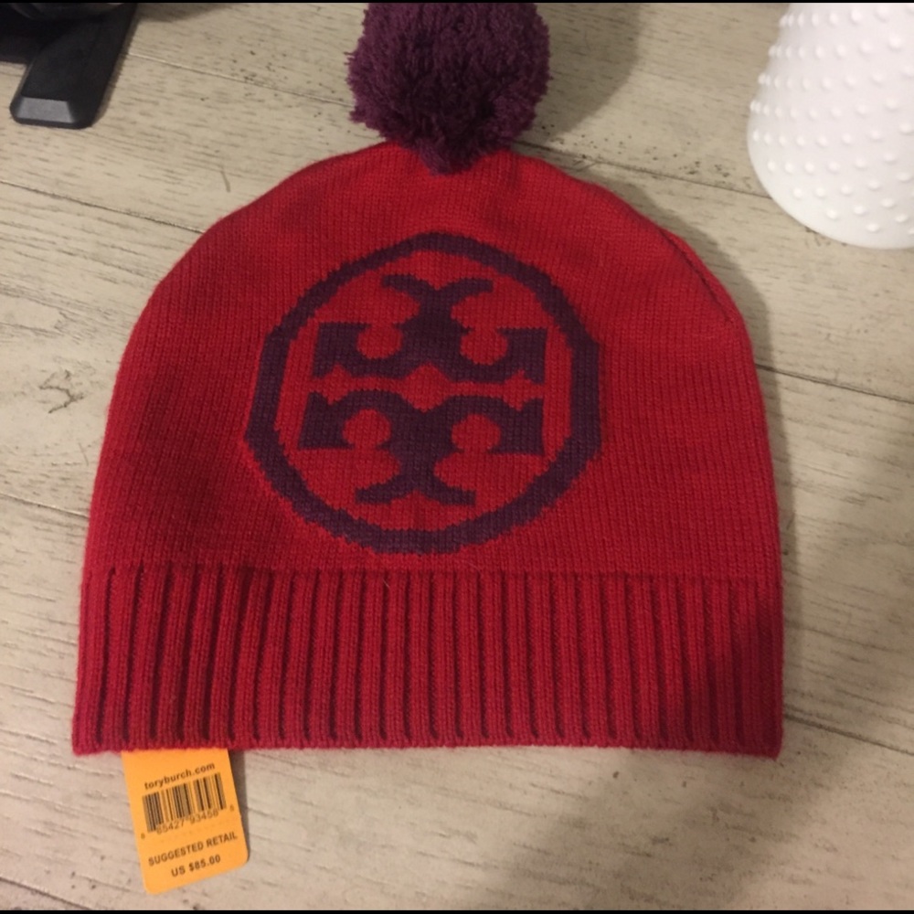 Tory Burch authentic new with tags beanie