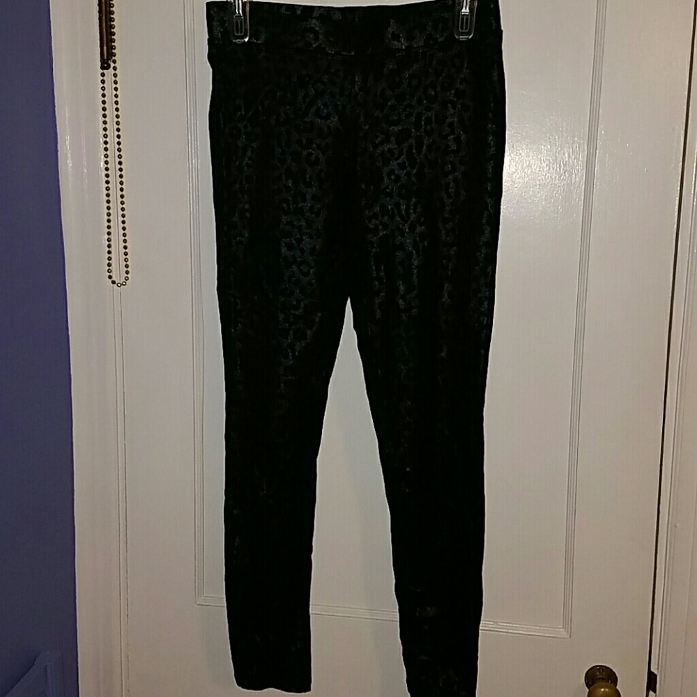 Black Leopard Leggings