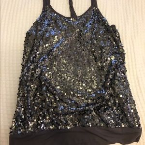T-Back Sequin Express Tank