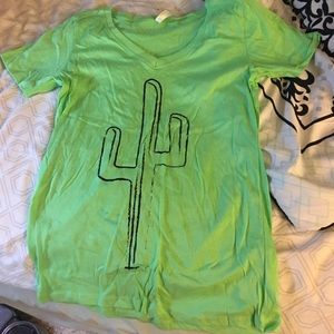 Crazy Train cactus shirt