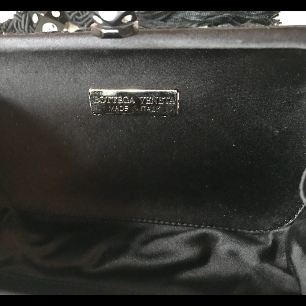 ♦️SOLD♦️auth Bottega Veneta Black Clutch $2600 - Picture 6 of 8