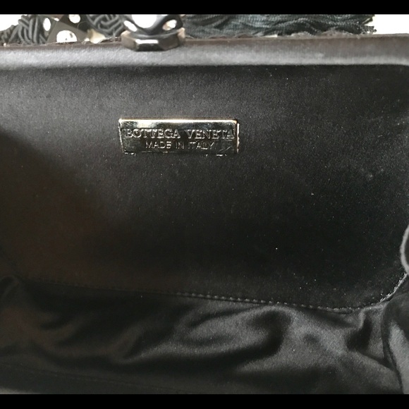 ♦️SOLD♦️auth Bottega Veneta Black Clutch $2600 - Picture 6 of 8