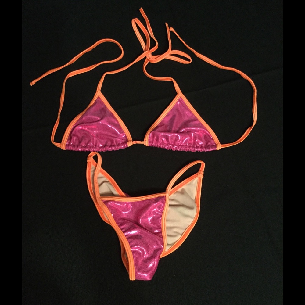Pink & Orange Bikini