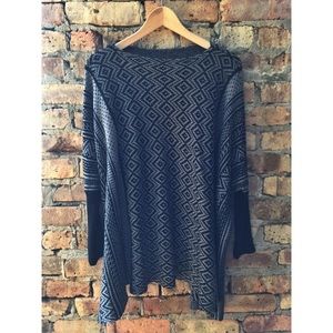 Poof! Poncho Sweater