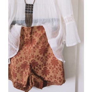 Free People Vintage Floral Shorts (S)