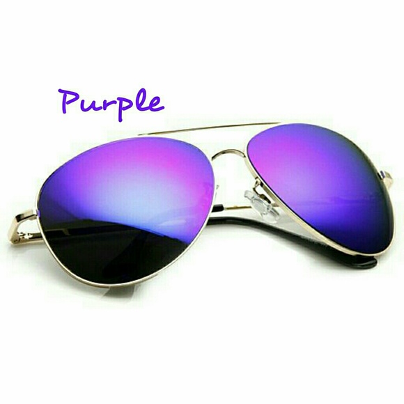 Mirrored aviator sunglases NWT - Picture 3 of 4