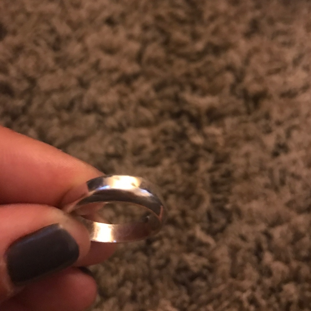Authentic Tiffany sterling sliver Twisted dome