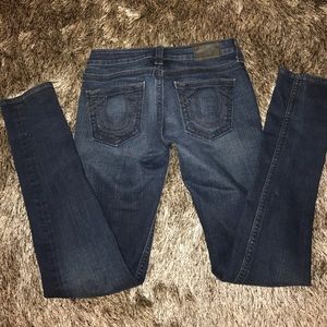 True Religion skinny blue jeans