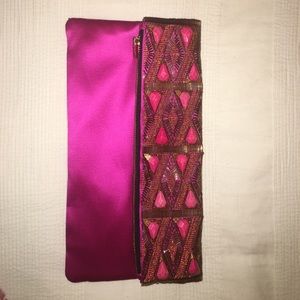 BCBG Rihanna fold over clutch
