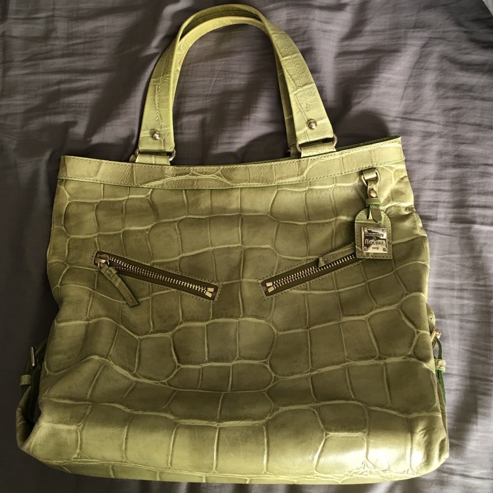 Dooney & Bourke Croco Leather Satchel