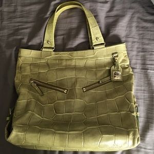 Dooney & Bourke Croco Leather Satchel