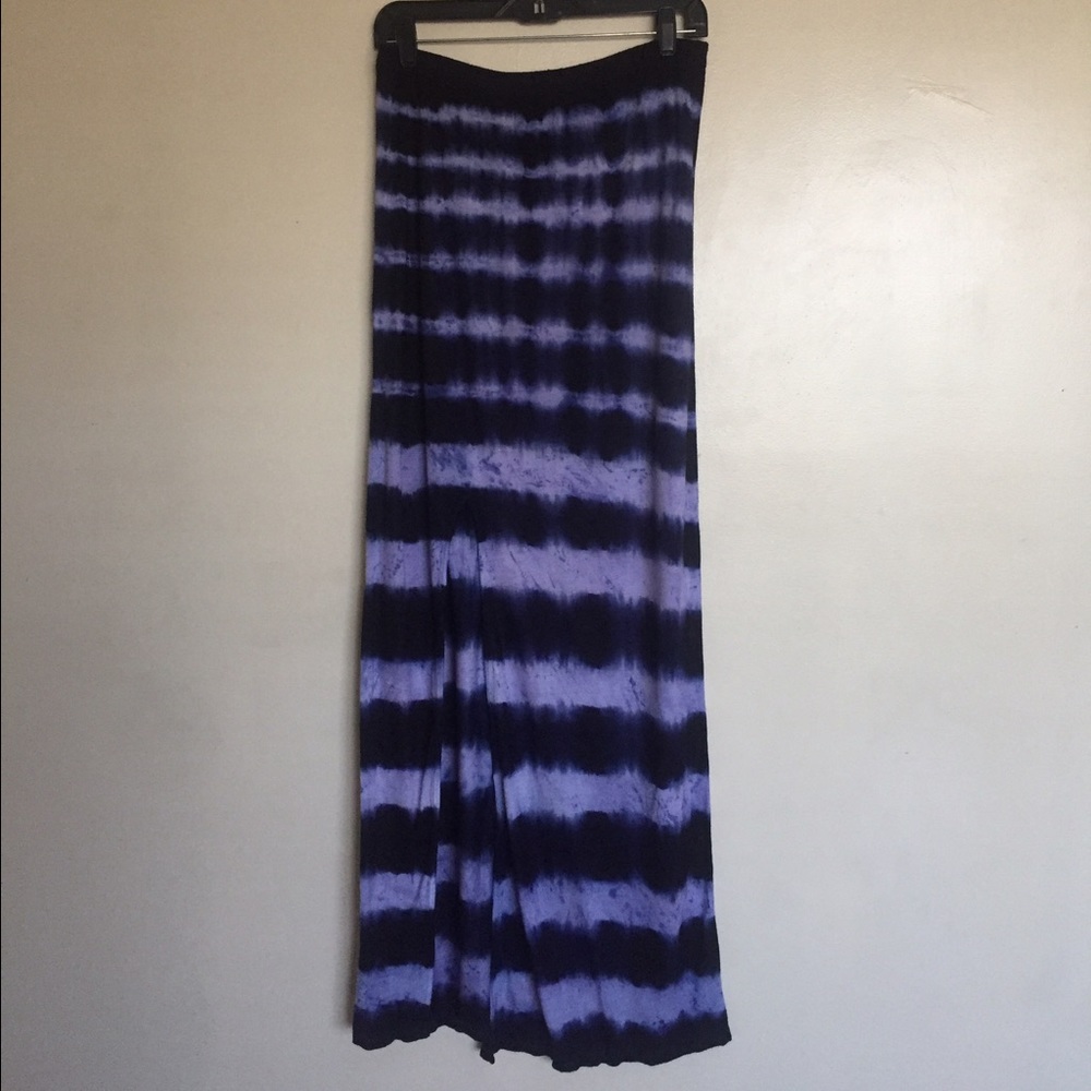 Gianni Bini Tie-Dye Maxi Skirt with Slit
