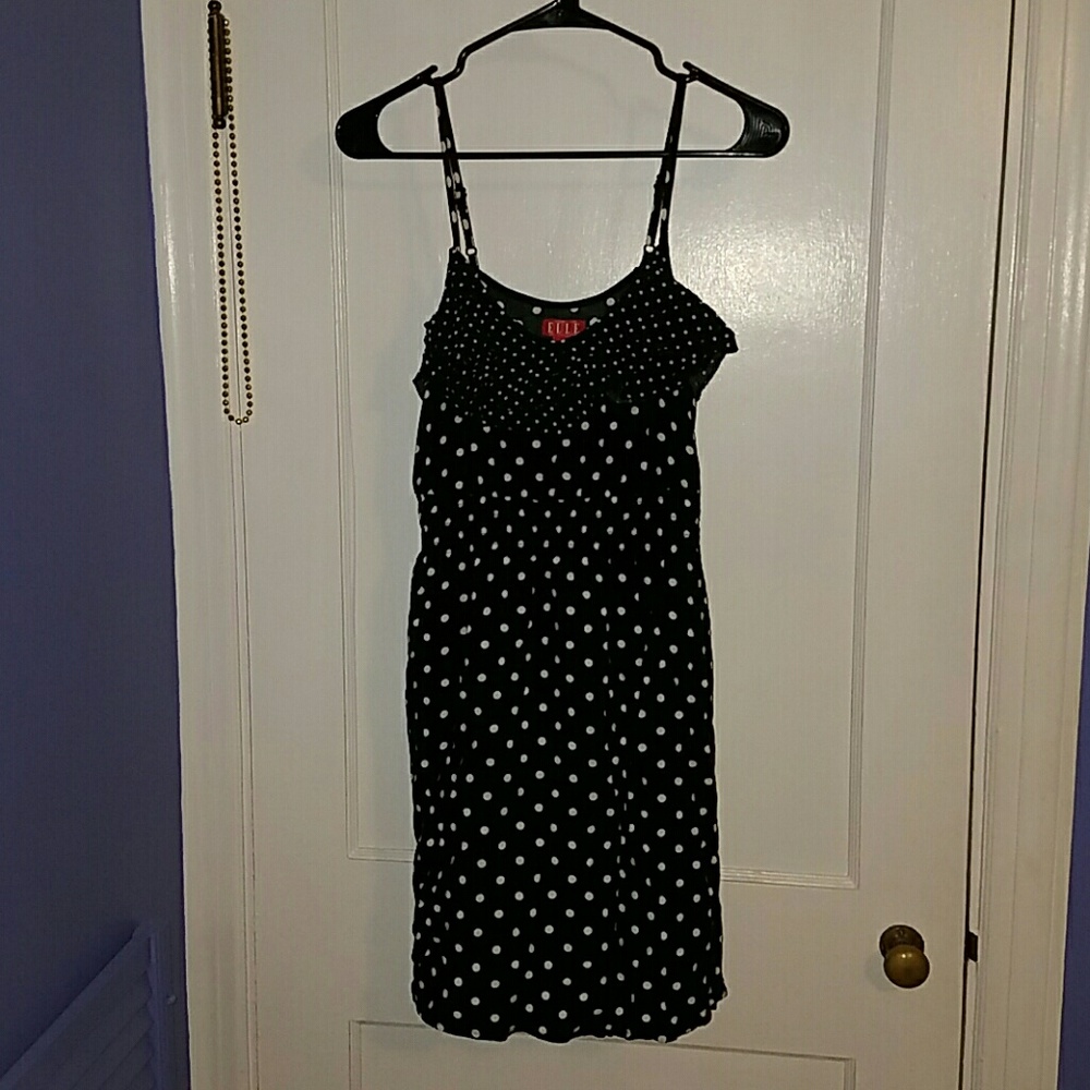 Polka Dot Spaghetti Strap Dress