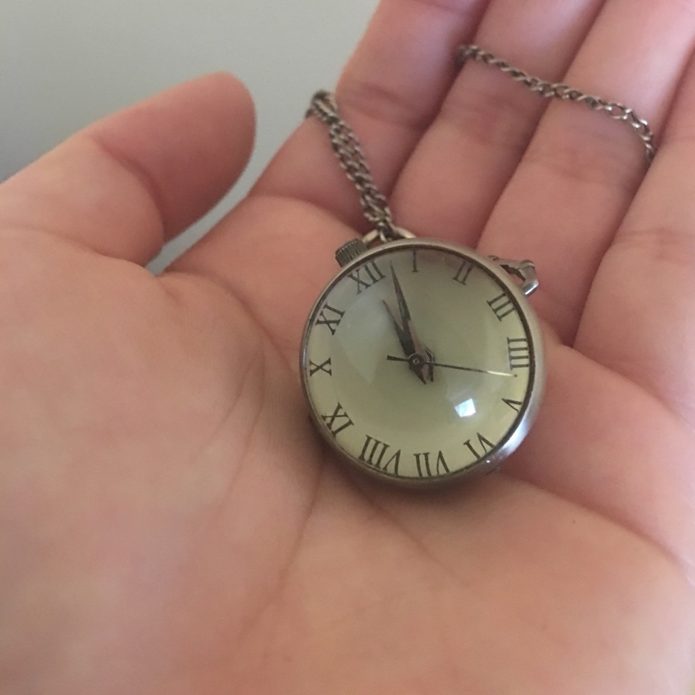 Pocket watch necklace