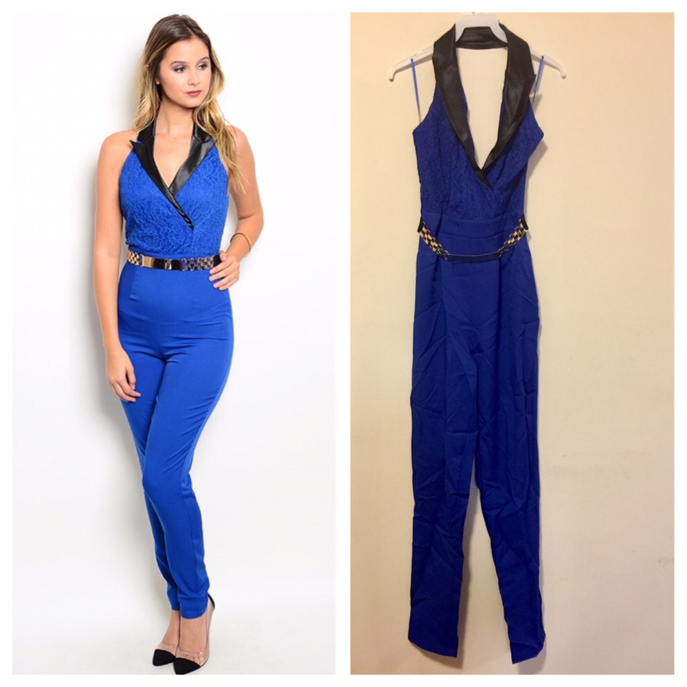 Royal Blue Jumpsuit