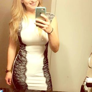 Black and white dress