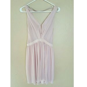 Maje Frasera Pleated Crepe Dress