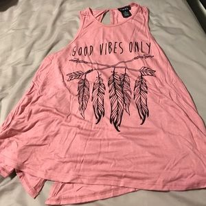Good vibes only tank top