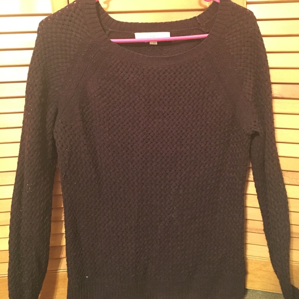 LOFT burgundy sweater