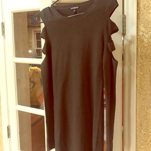 Long sleeved green dress