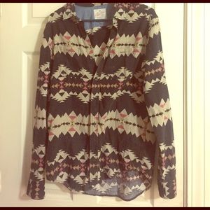 Tribal Flannel Shirt