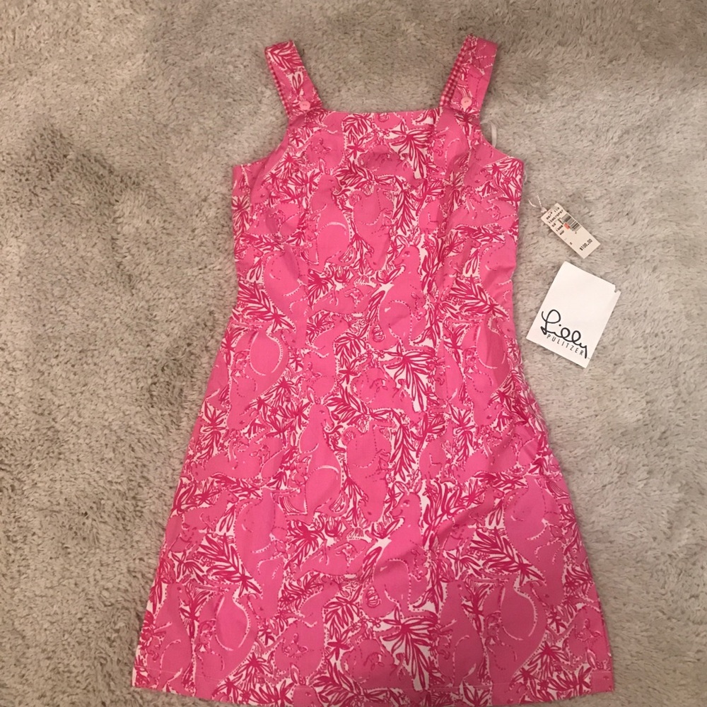 Lilly Pulitzer pink print dress