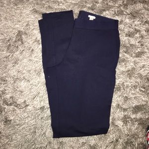 Navy leggings from j crew