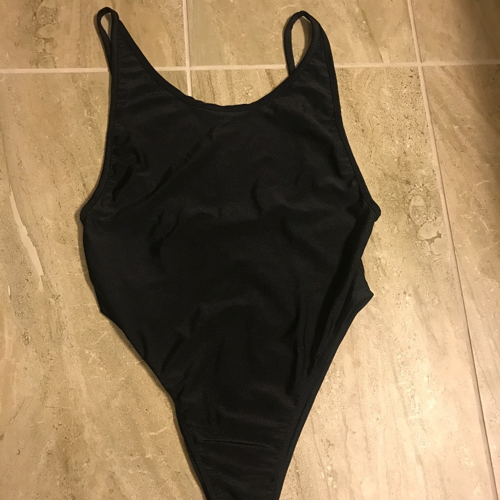 Black Baywatch BodySuit