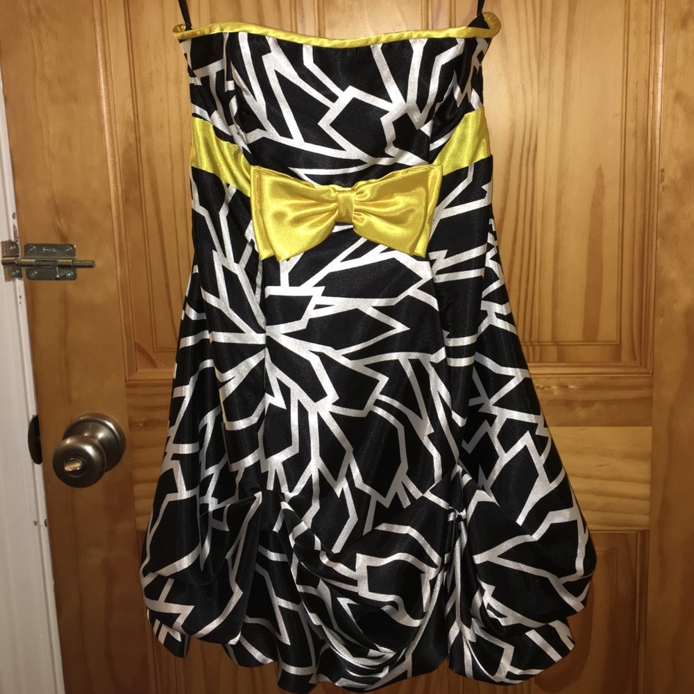 Jessica McClintock strapless ball gown