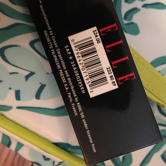 ELLE make up bag NWT - Picture 4 of 5